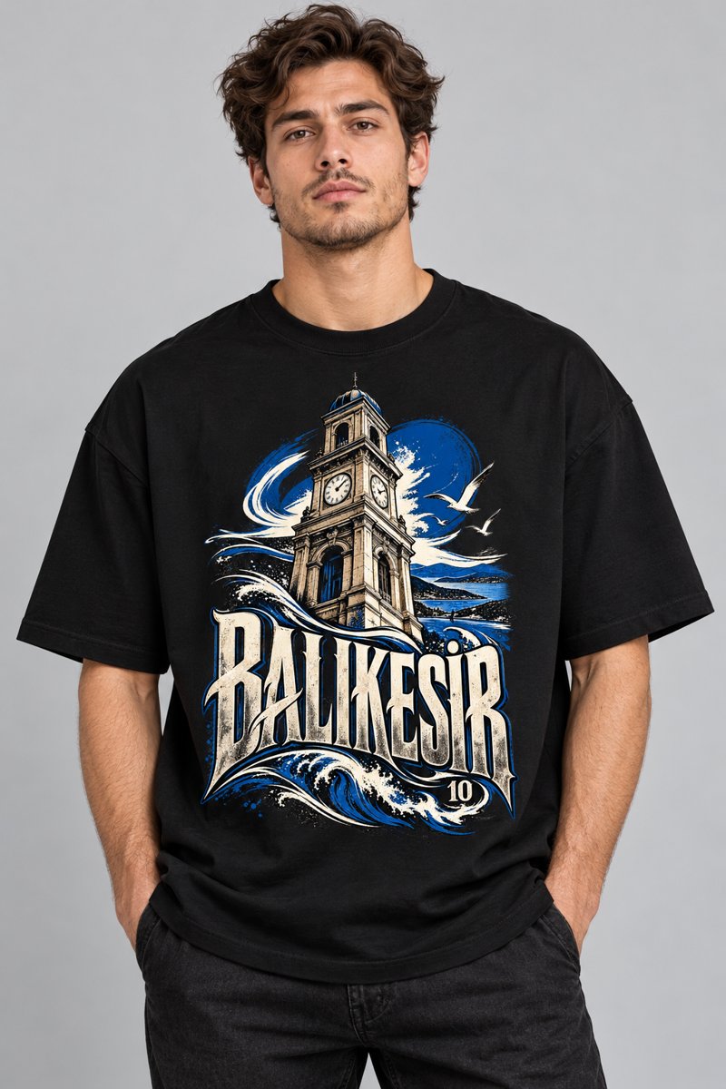 Balıkesir baskılı tişört