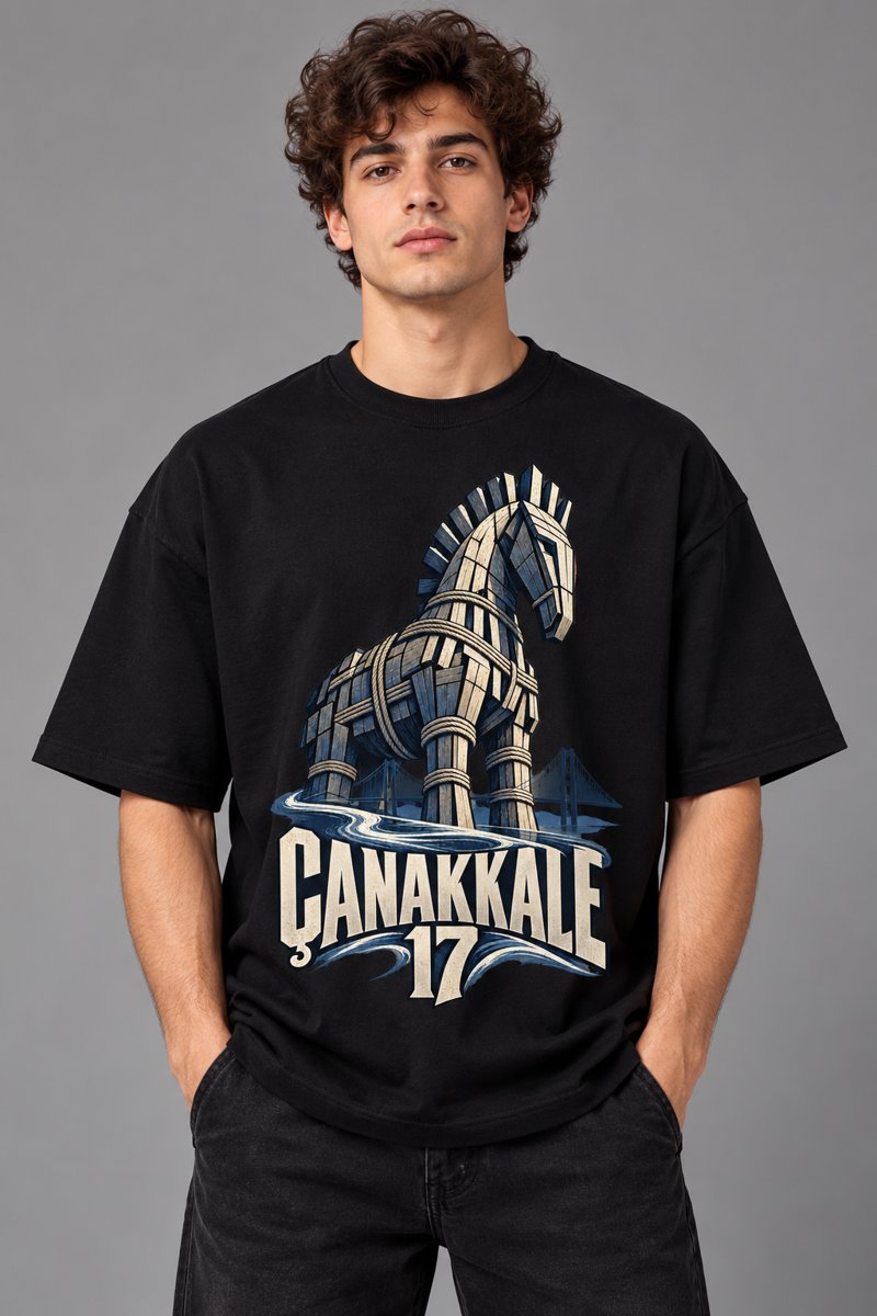Çanakkale baskılı tişört