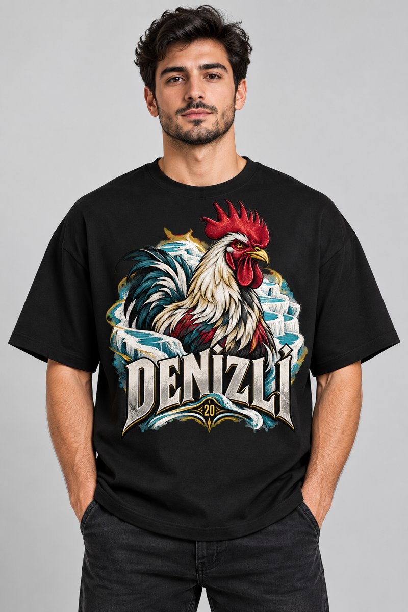 Denizli baskılı tişört