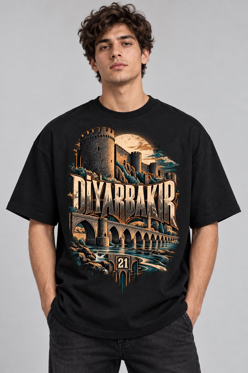 Diyarbakır baskılı tişört