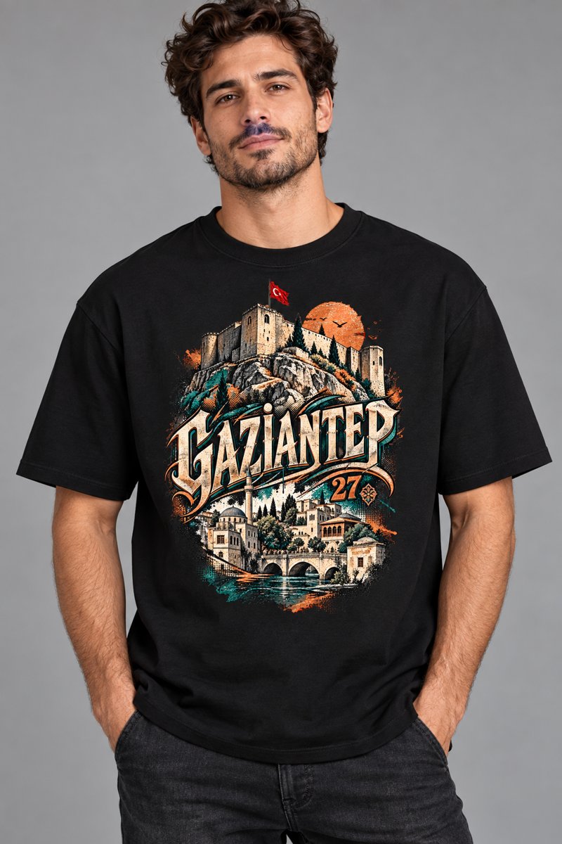 Gaziantep baskılı tişört