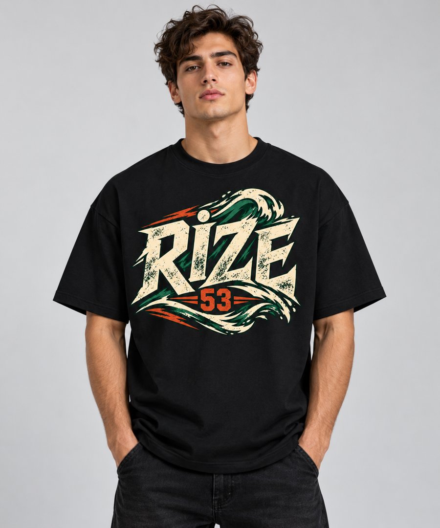 Rize baskılı tişört