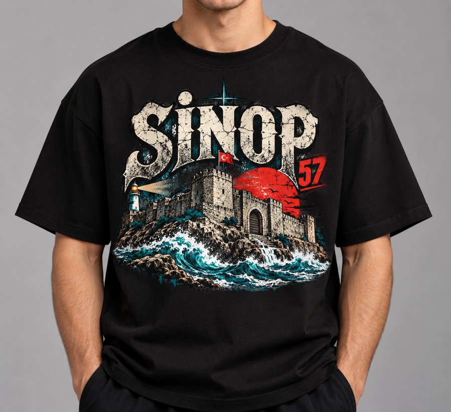 Sinop baskılı tişört