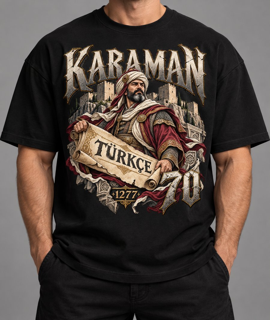 Karaman baskılı tişört