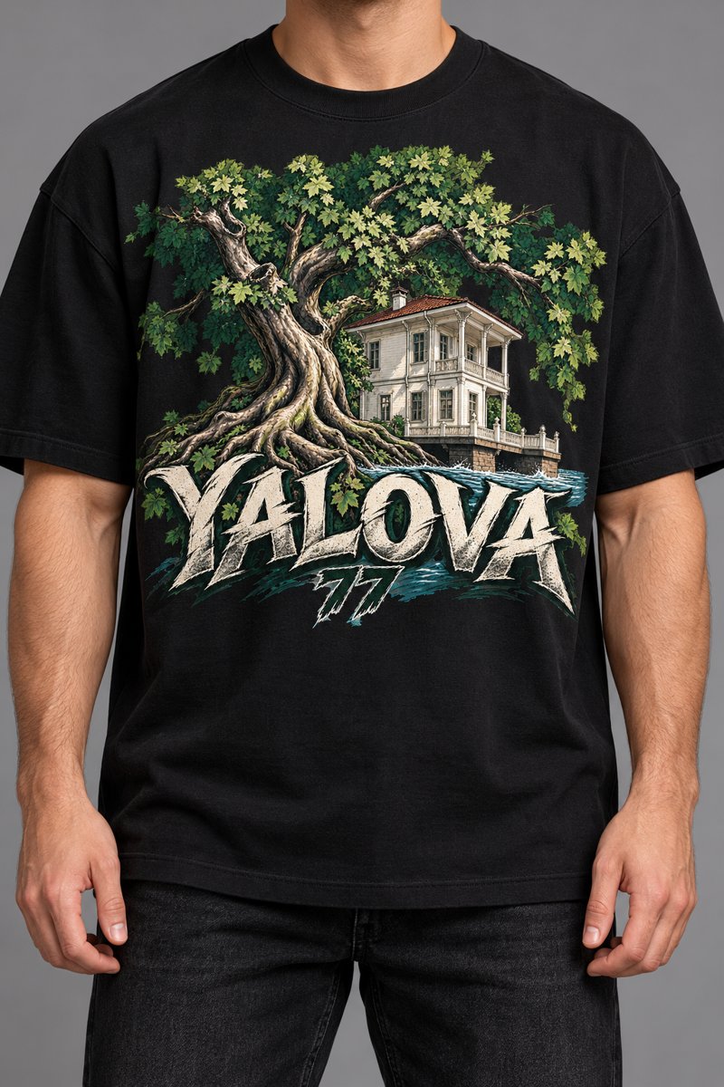 Yalova baskılı tişört