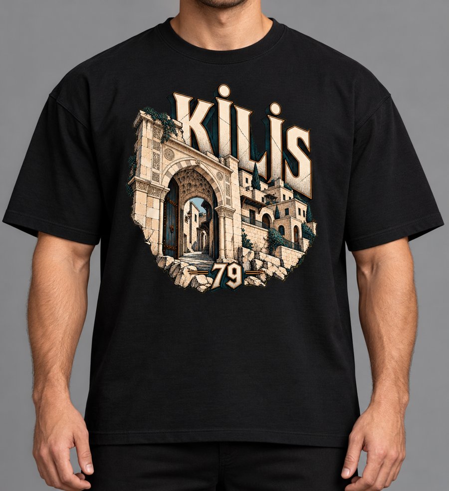 Kilis baskılı tişört