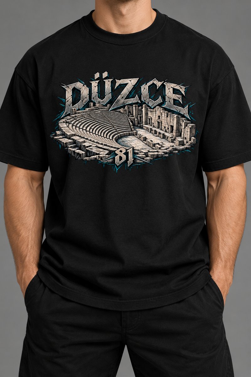 Düzce baskılı tişört