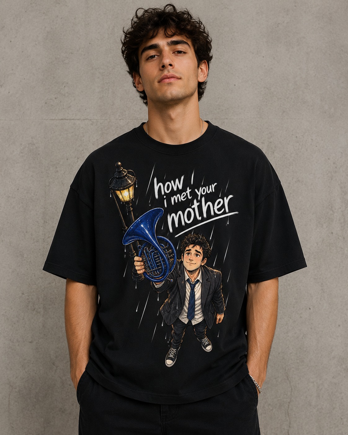 How I Met Your Mother baskılı tişört