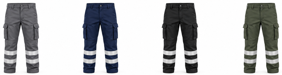 Reflektörlü gabardin iş pantolonu — katalog görseli